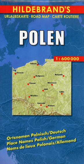 Hildebrand's Urlaubskarte Polen. Poland. Pologne