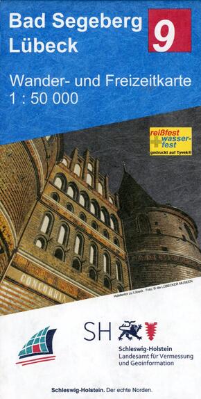 Wander- und Freizeitkarte Bad Segeberg Lübeck