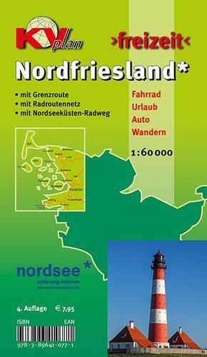 KVplan Freizeit Nordfriesland Kreis mit Sylt, Amrum, Föhr und Halligen