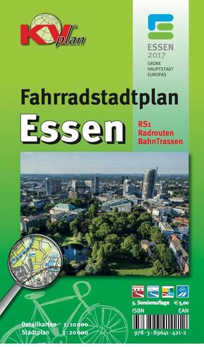 KVplan Sonderausgabe Fahrradstadtplan Essen