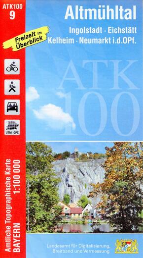 ATK100-9 Altmühltal (Amtliche Topographische Karte 1:100000)