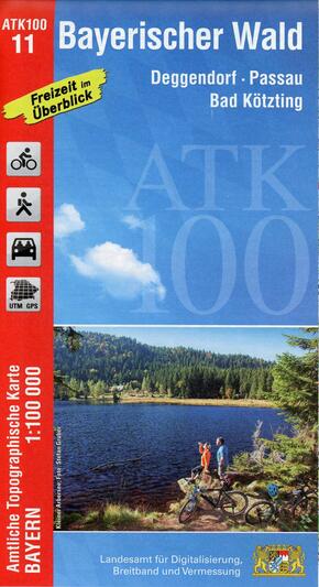 Amtliche Topographische Karte Bayern Bayerischer Wald
