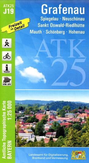 ATK25-J19 Grafenau (Amtliche Topographische Karte 1:25000)