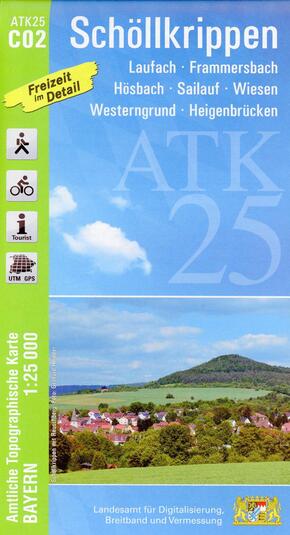 ATK25-C02 Schöllkrippen (Amtliche Topographische Karte 1:25000)