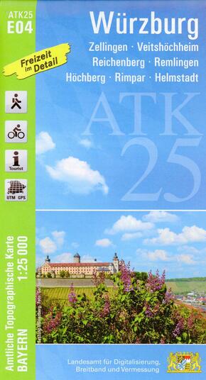 ATK25-E04 Würzburg (Amtliche Topographische Karte 1:25000)