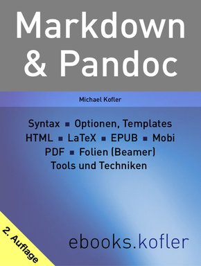 Markdown und Pandoc (eBook, PDF)