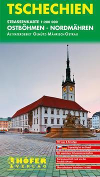 Höfer Straßenkarte Tschechien, Ostböhmen - Nordmähren