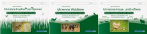 Ich kenne Waldtiere / Haus- und Hoftiere / Insekten und Spinnen - 3 Arbeitshefte im Set für die 2. bis 4. Klasse