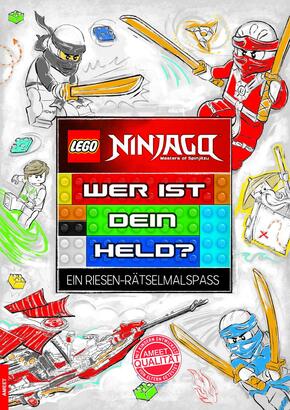 LEGO® NINJAGO(TM) - Wer ist dein Held? Ein Riesen-Rätselmalspaß