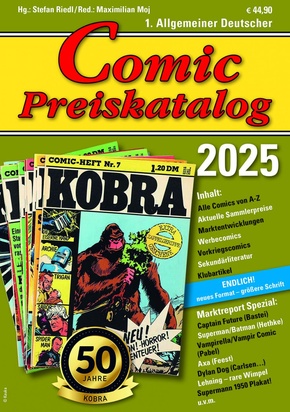 Comic Preiskatalog 2025 SC