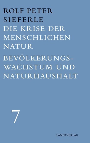 Die Krise der menschlichen Natur / Bevölkerungswachstum und Naturhaushalt