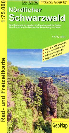 Nördlicher Schwarzwald - Wanderkarte