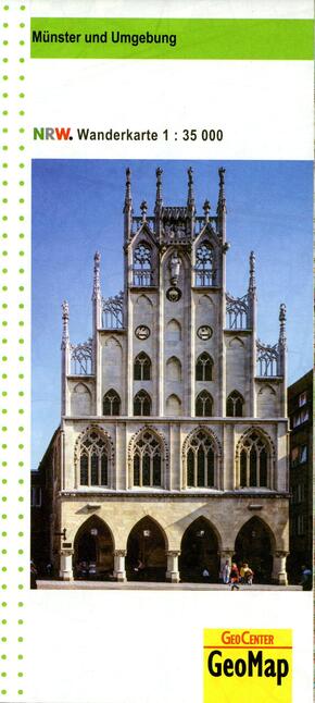 Münster und Umgebung Wanderkarte NRW