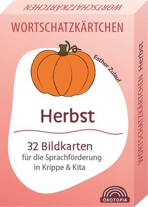Wortschatzkärtchen: Herbst