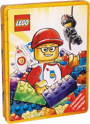LEGO® - Meine LEGO® Rätselbox (Metallbox mit Rätselbüchern, Stickern und LEGO® Minifigur)