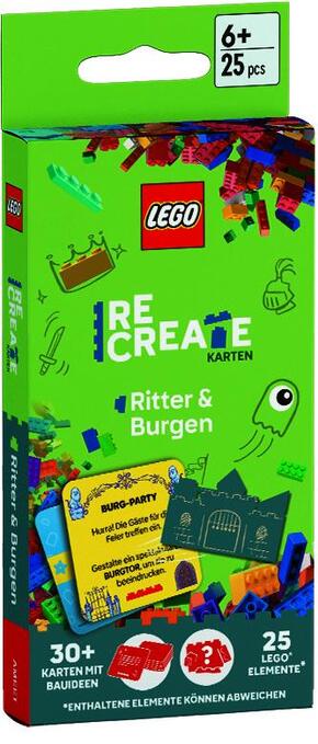 LEGO® - ReCreate Karten - Ritter & Burgen, m. 1 Beilage