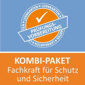 Kombi-Paket Fachkraft für Schutz und Sicherheit Lernkarten