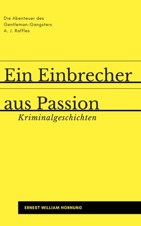 Ein Einbrecher aus Passion (eBook, PDF)