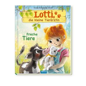 TRÖTSCH - Lotti, die kleine Tierärztin "Freche Tiere" | Liebevoll illustriertes Kinderbuch über Lotti und ihre tierische