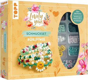 Schmuckset #GirlPower - Anleitung und Material für 5 Armbänder. Über 400 Perlen - Lovely You