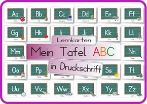 Mein Tafel ABC in Druckschrift