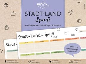 Stadt-Land-Spaß - 40 Kategorien für kniffligen Spielspaß