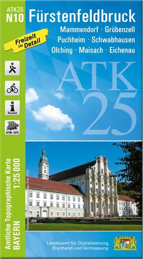 ATK25-N10 Fürstenfeldbruck (Amtliche Topographische Karte 1:25000)