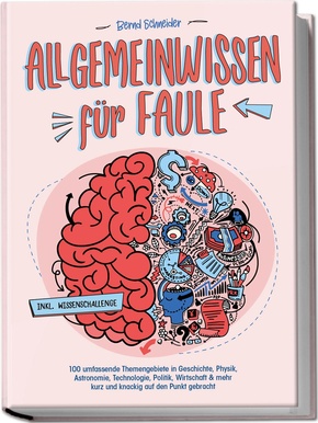 Allgemeinwissen für Faule - 100 umfassende Themengebiete in Geschichte, Physik, Astronomie, Technologie, Kultur, Politik, Wirtschaft & vielem mehr kurz und knackig auf den Punkt gebracht - inkl. Quiz