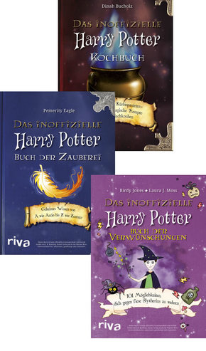 Harry Potter Paket - Die inoffiziellen Bücher: Kochbuch, Zauberei, Verwünschungen (3 Bücher)