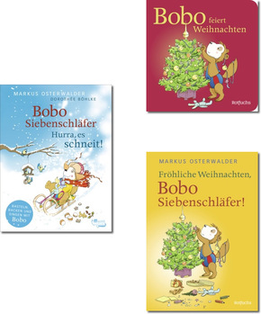 Bobo Siebenschläfer Weihnachten - Kinderbuch-Paket (3 Bücher)