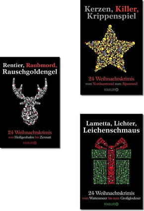 3x 24 Weihnachtskrimis - Krimi-Paket (3 Bücher)
