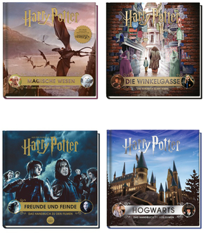 Harry Potter Paket - Sammler-Editionen zu den Filmen mit vielen Extras (4 Bücher)