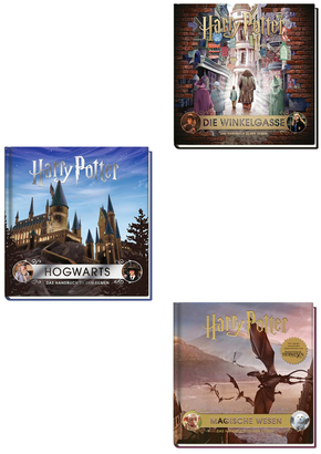 Harry Potter Paket - Sammler-Editionen zu den Filmen mit vielen Extras (3 Bücher)