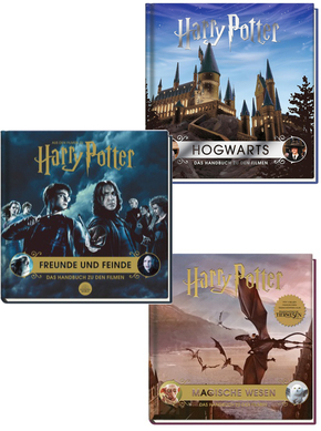 Harry Potter Paket II - Sammler-Editionen zu den Filmen mit vielen Extras (3 Bücher)