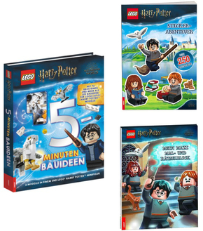 LEGO® Harry Potter (TM) - Buchpaket mit Stickern, Minifigur und LEGO-Steinen (3 Artikel)