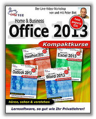 Home & Business Office 2013 - Kompaktkurs - Video-Training (DOWNLOAD)