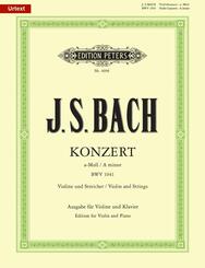 Violin Concerto in A minor BWV 1041