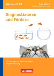 Diagnostizieren und F&ouml;rdern - Arbeitshefte - Mathematik - 7./8. Schuljahr