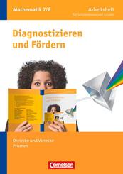 Diagnostizieren und F&ouml;rdern - Arbeitshefte - Mathematik - 7./8. Schuljahr