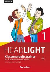 English G Headlight - Allgemeine Ausgabe - Band 1: 5. Schuljahr, Klassenarbeitstrainer mit L&ouml;sungen und Audios online