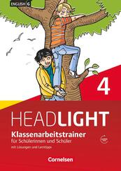 English G Headlight - Allgemeine Ausgabe - Band 4: 8. Schuljahr, Klassenarbeitstrainer mit L&ouml;sungen und Audios online