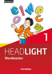 English G Headlight - Allgemeine Ausgabe - Band 1: 5. Schuljahr, Wordmaster mit L&ouml;sungen - Vokabellernbuch