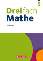Dreifach Mathe - Ausgabe 2021 - 5. Schuljahr Arbeitsheft mit L&ouml;sungen