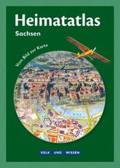 Heimatatlas f&uuml;r die Grundschule - Vom Bild zur Karte - Sachsen - Ausgabe 2015