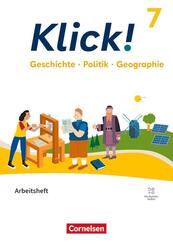 Klick! - F&auml;cher&uuml;bergreifendes Lehrwerk f&uuml;r Lernende mit F&ouml;rderbedarf - Geschichte Politik Geographie - Fachhefte f&uuml;r alle Bundesl&auml;nder - Ausgabe ab 2024 - 7. Schuljahr