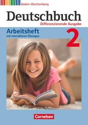 Deutschbuch - Sprach- und Lesebuch - Differenzierende Ausgabe Baden-W&uuml;rttemberg 2016 - Band 2: 6. Schuljahr