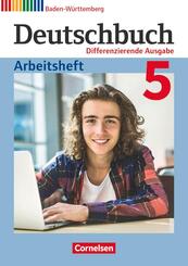 Deutschbuch - Sprach- und Lesebuch - Differenzierende Ausgabe Baden-W&uuml;rttemberg 2016 - Band 5: 9. Schuljahr
