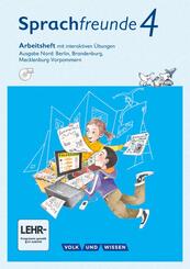 Sprachfreunde - Sprechen - Schreiben - Spielen - Ausgabe Nord (Berlin, Brandenburg, Mecklenburg-Vorpommern) - Neubearbeitung 2015 - 4. Schuljahr