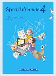 Sprachfreunde - Sprechen - Schreiben - Spielen - Ausgabe S&uuml;d (Sachsen, Sachsen-Anhalt, Th&uuml;ringen) - Neubearbeitung 2015 - 4. Schuljahr
