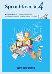 Sprachfreunde - Sprechen - Schreiben - Spielen - Ausgabe S&uuml;d (Sachsen, Sachsen-Anhalt, Th&uuml;ringen) - Neubearbeitung 2015 - 4. Schuljahr